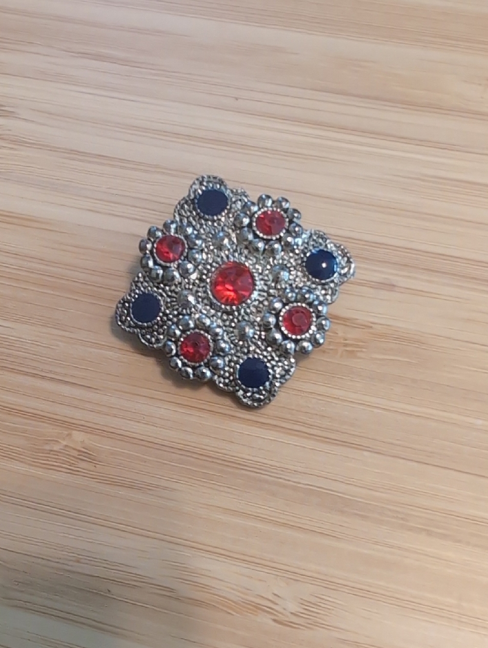 Vintage Red White And Blue Costume Jewelry Lot - Picture 7 of 8